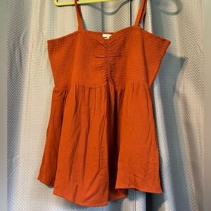 Maurices Tank Top, Burnt Orange Color, Size 1X